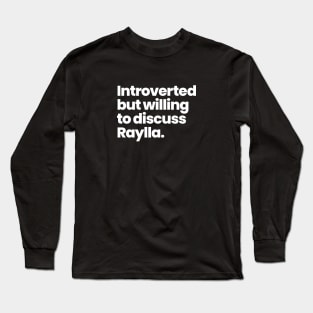 Introverted but willing to discuss Raylla. Motherland: Fort Salem Long Sleeve T-Shirt